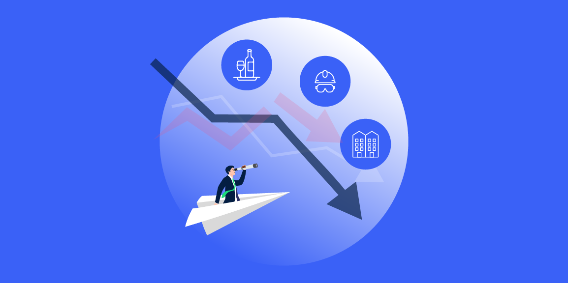 les 3 secteurs les plus à risque en termes de défaillance d'entreprise